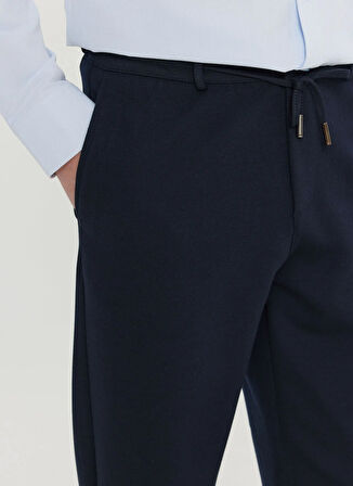 Altınyıldız Classics Bağlamalı Bel Dar Paça Jogger Lacivert Erkek Pantolon ACE001261527_LAC