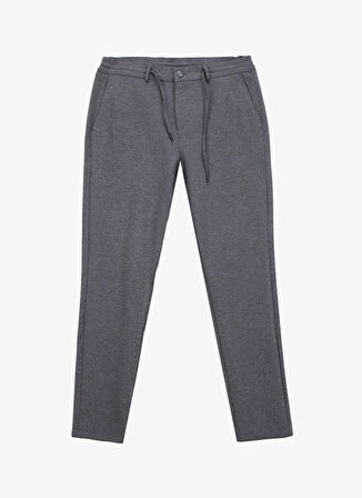 Altınyıldız Classics Bağlamalı Bel Dar Paça Jogger Gri Erkek Pantolon ACE001261530_GRI