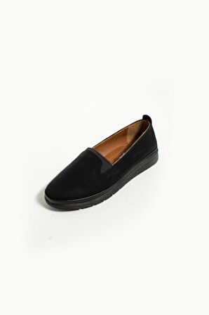 Pembe Potin Comfort Taban İç Astar Deri Kadın Ayakkabı 43-5566-23