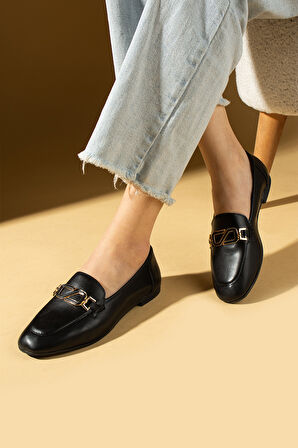 Pembe Potin Toka Detaylı Anatomik Taban Kadın Babet 57-35-25