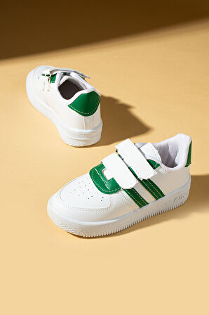 Pembe Potin Rahat Taban Cırtlı Çocuk Sneakers 001-700-23BTaban