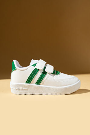 Pembe Potin Rahat Taban Cırtlı Çocuk Sneakers 001-700-23BTaban