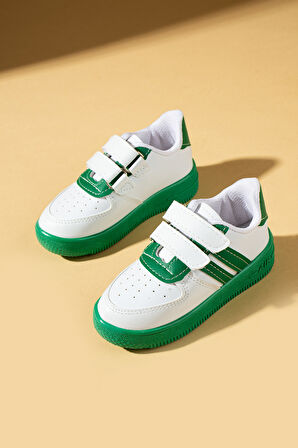 Pembe Potin Rahat Taban Cırtlı Çocuk Sneakers 001-700-23YTaban