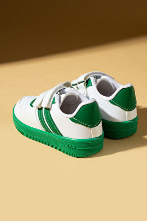Pembe Potin Rahat Taban Cırtlı Çocuk Sneakers 001-700-23YTaban