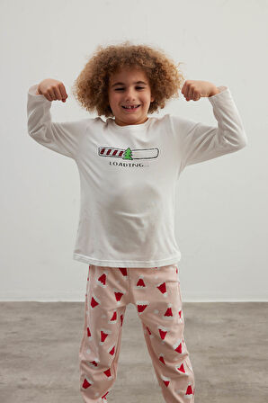 Erkek Çocuk Pamuklu Uzun Kollu Pijama Takımı