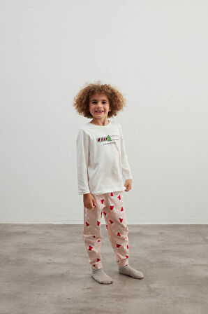 Erkek Çocuk Pamuklu Uzun Kollu Pijama Takımı