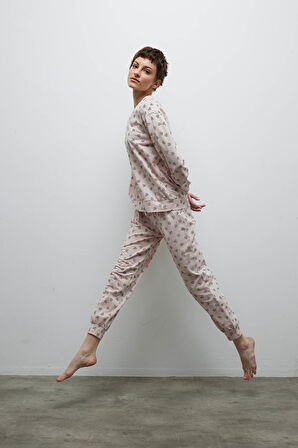 Kadın Pamuklu Uzun Pijama Altı