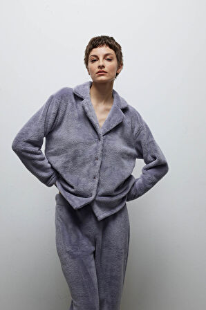 Kadın Yumuşak Dokulu Gömlek Üst