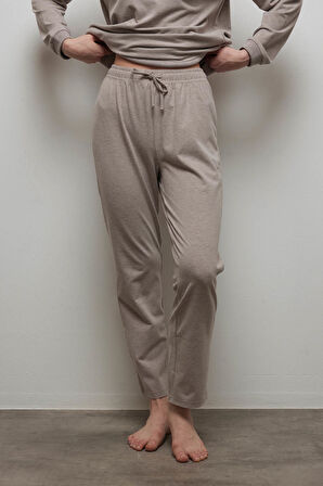 Kadın Pamuklu Uzun Pijama Altı