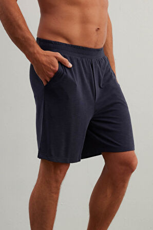 Erkek Flamlı Modal Cepli Şort