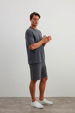 Erkek Soft Touch Kısa Kollu T-shirt Şortlu Takım