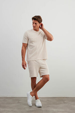 Erkek Pamuklu Cepli Kesik Detaylı Şort