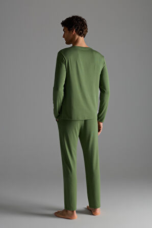 Erkek Modal Uzun Kollu T-shirt