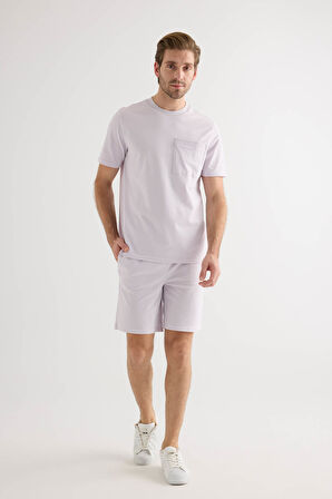 Erkek Pamuklu Pique Cepli Kısa Kol T-shirt