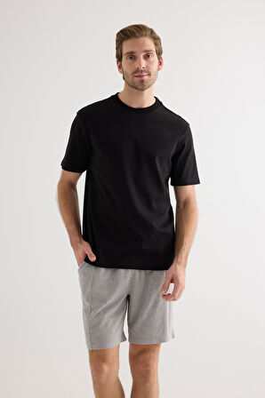 Erkek Pamuklu Kısa Kollu T-shirt