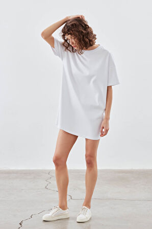 Kadın Pamuklu Kısa Kollu Elbise