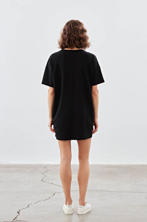 Kadın Pamuklu Kısa Kollu Elbise