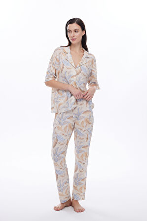 Kadın Viscose Uzun Pijama Altı