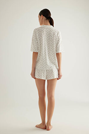 Kadın Pamuklu Şort Pijama Altı