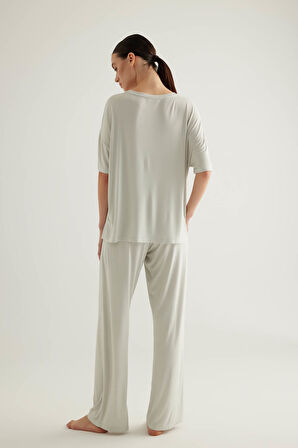 Kadın Viscose Uzun Pijama Altı