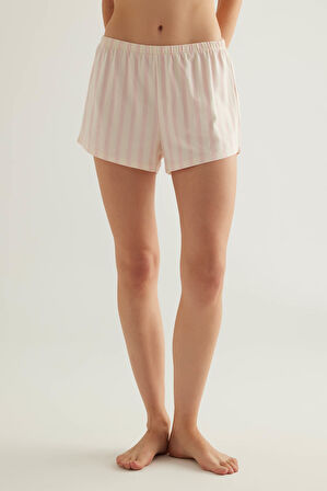 Kadın Pamuklu Şort Pijama Altı