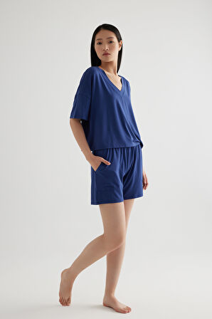 Kadın Modal Cepli Şort