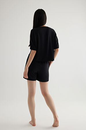 Kadın Modal Cepli Şort