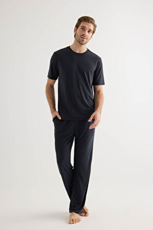 Erkek Modal Kısa Kollu T-shirt