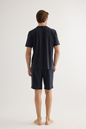 Erkek Modal Kısa Kollu T-shirt