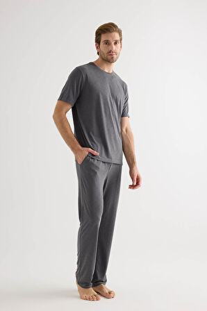 Erkek Modal Cepli Uzun Pantolon