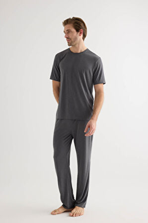 Erkek Modal Cepli Uzun Pantolon