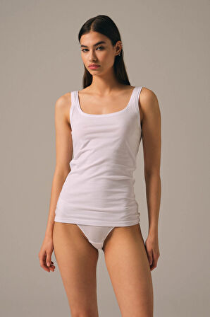 Basic Kadın Pamuk Kalın Askılı Atlet