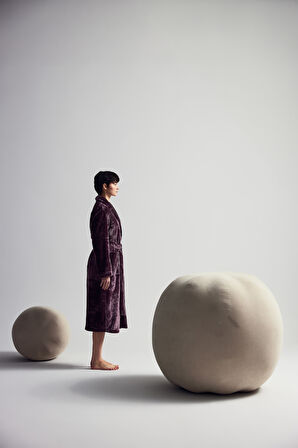 Kadın Yumuşak Tüylü Sabahlık