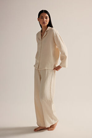 Kadın Dokuma Pantolon