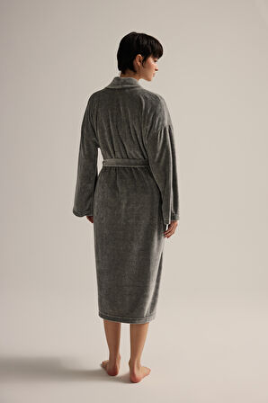 Kadın Modal Kadife Sabahlık