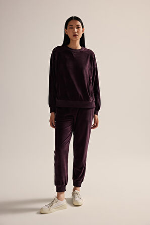 Kadın Modal Kadife Uzun Eşofman Takımı