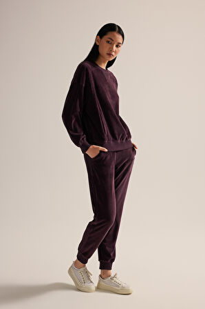 Kadın Modal Kadife Uzun Eşofman Takımı