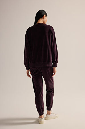 Kadın Modal Kadife Uzun Eşofman Takımı