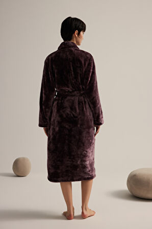 Kadın Yumuşak Tüylü Sabahlık