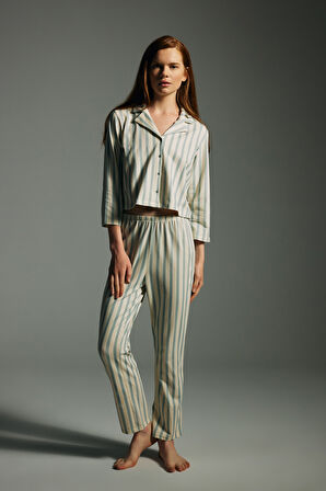 Kadın Pamuklu Uzun Pijama Altı