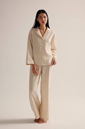 Kadın Dokuma Pantolon