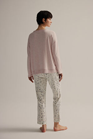 Kadın Pamuklu Uzun Pijama Altı