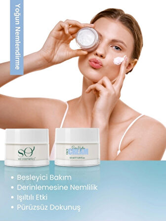 Soi Pure Hydra Krem | Yoğun Nem & Parlaklık Veren Besleyici Yüz Kremi