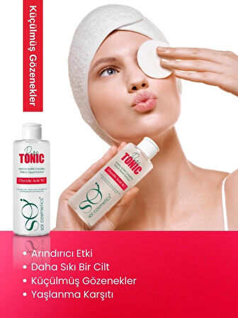 Glikolik Asit Tonik | Gözenek Sıkılaştırıcı & Arındırıcı – Cadı Fındığı ve Aminoasit İçerikli