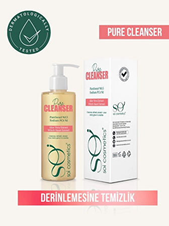 Canlandırıcı & Arındırıcı Yüz Temizleme Jeli – Niacinamide, Panthenol ve Aloe Vera İçerikli
