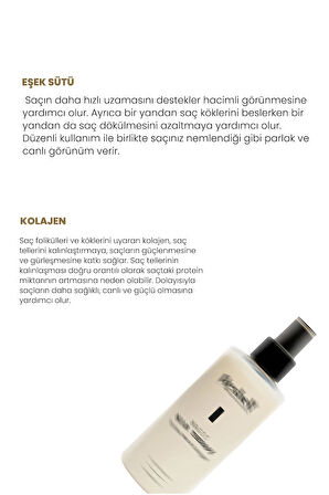 Reshell Saç Bakım Sütü Magic Milk Therapy Kolajen Ve Eşek Sütü Desteği 200 ml