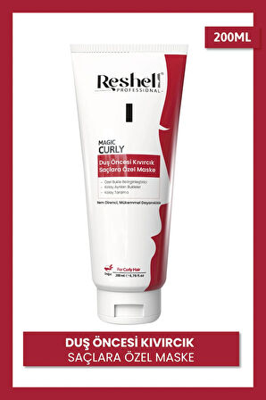 Reshell Kıvırcık Saçlara Özel Duş Öncesi Saç Maskesi 200 ml