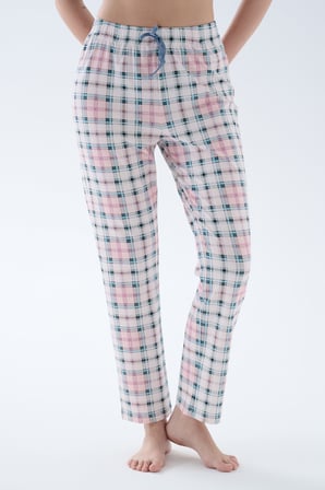 Kadın Pamuklu Cepli Uzun Pijama Altı