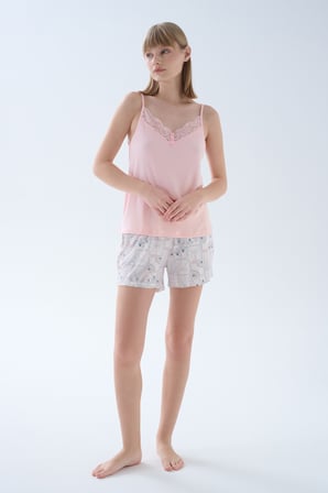 Kadın Viskoz Şort Pijama Altı
