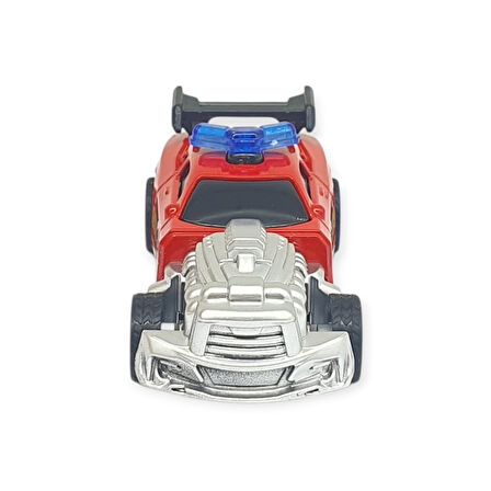 Çek Bırak Metal Küçük Arabalar 8 cm - SH40031 - Kırmızı